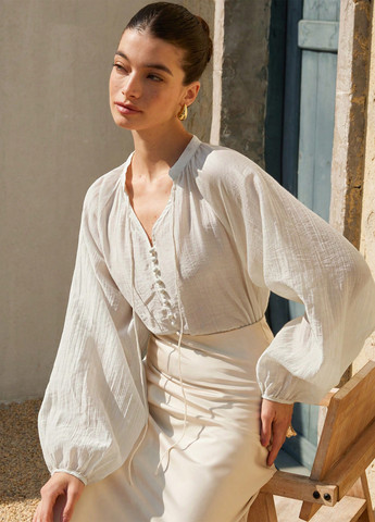 Белая блуза SHEIN