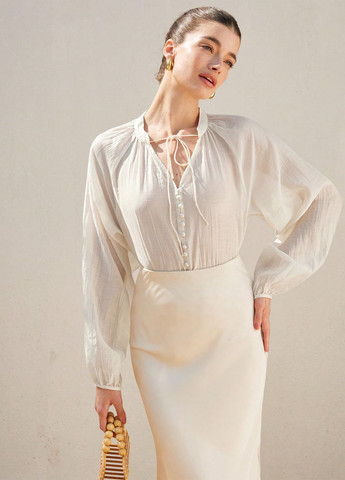 Белая блуза SHEIN