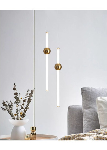 Люстра стельова LED ND7044/900VA Латунь 100х10х10 см. Sunnysky (253630366)