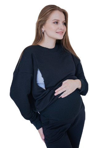 Утеплений спортивний костюм для вагітних і годуючих мам з секретом для годування HN (253876018)