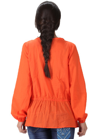Оранжевая демисезонная блуза Яavin