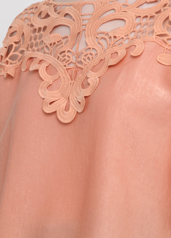 Персиковая летняя блуза Sassofono