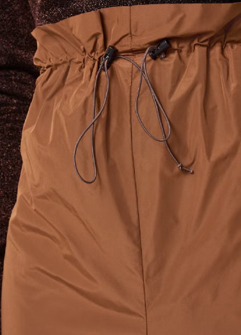 Коричневые кэжуал демисезонные прямые брюки Gina Tricot