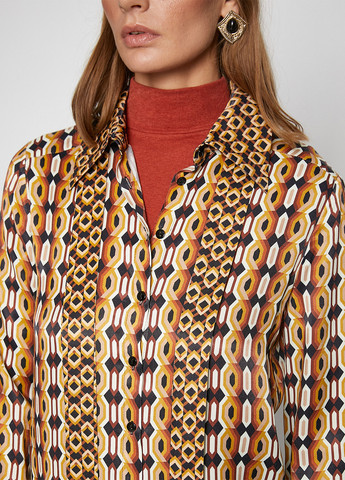 Цветная кэжуал рубашка с орнаментом KOTON