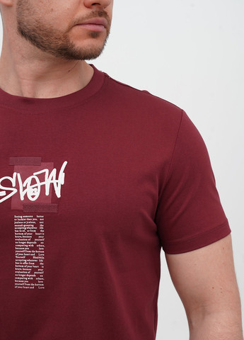 Бордова футболка Trend Collection