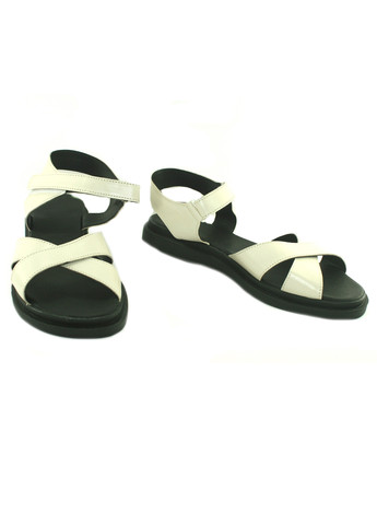 Молочные босоножки Mila на липучке