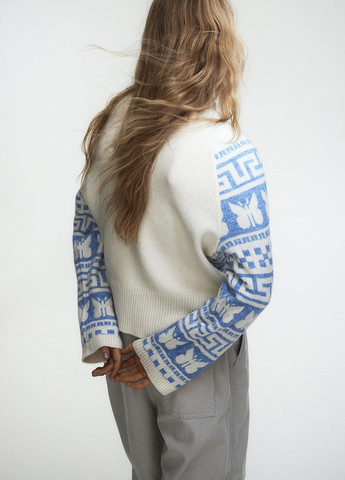 Комбинированный демисезонный джемпер джемпер H&M