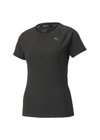 Черная всесезон футболка wool short sleeve women's running tee Puma