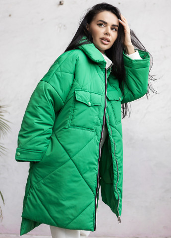 Зеленая зимняя куртка Larionoff