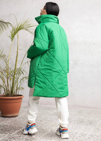 Зеленая зимняя куртка Larionoff