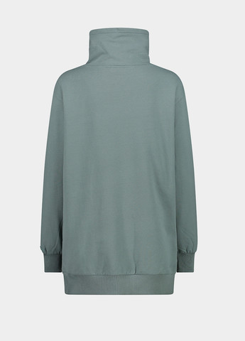 Серо-зеленый свитшот CMP однотонный без декора (275925651)