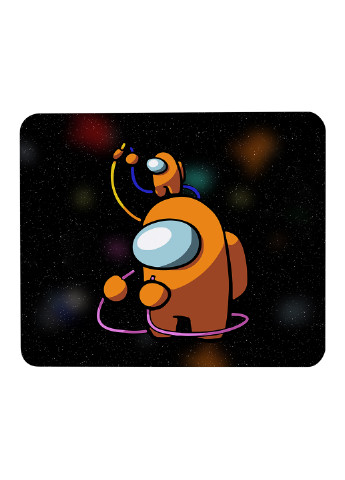 Килимок для мишки Амонг Ас Помаранчевий (Among Us Orange) (25108-2413) 22х18 см MobiPrint (222995257)