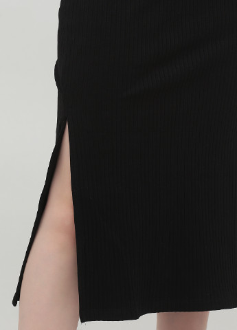 Черное кэжуал платье платье-водолазка Monki однотонное