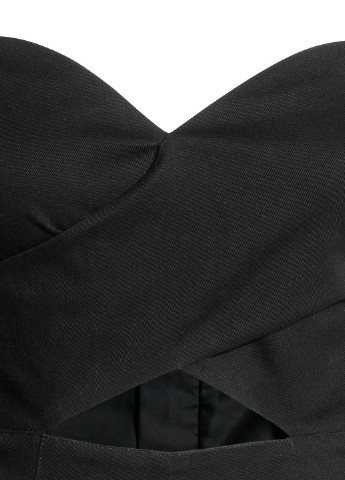 Комбінезон H&M комбінезон-шорти однотонний чорний кежуал бавовна
