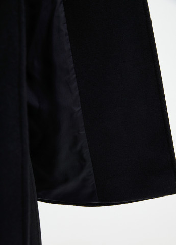 Черное демисезонное Пальто кейп KANO
