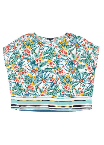 Комбінована літня блуза Tom Tailor