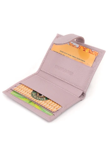 Жіночий шкіряний гаманець-візитниця 10х8х1,5 см st leather (252131833)