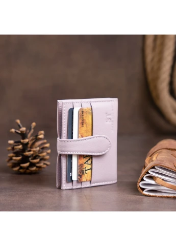 Жіночий шкіряний гаманець-візитниця 10х8х1,5 см st leather (252131833)