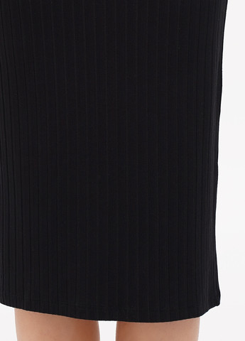 Черная кэжуал однотонная юбка Boohoo карандаш