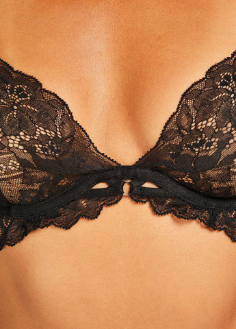 Чорний корбей бюстгальтер Hunkemoller з кісточками поліамід
