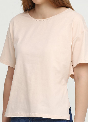 Пудровая летняя футболка Zara