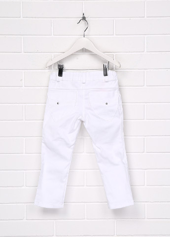 Белые кэжуал весенние зауженные брюки Одягайко