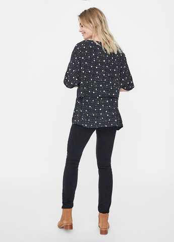 Чорна блуза для годуючих Mamalicious