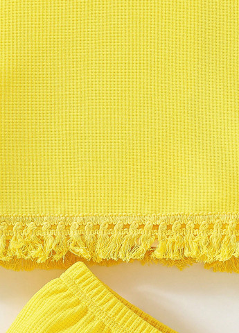 Жовтий літній комплект (майка, шорти) SHEIN