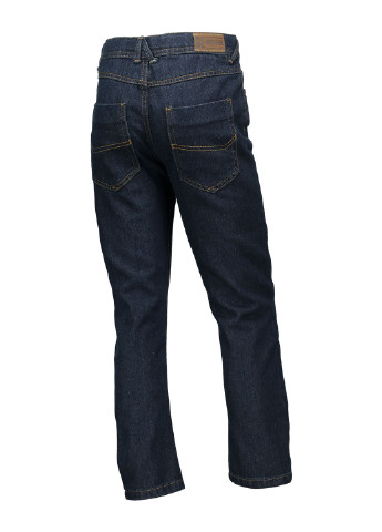 Темно-синие демисезонные прямые джинсы Piazza Italia