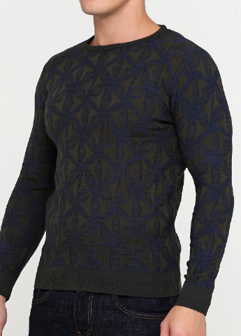 Оливковий (хакі) демісезонний светр Vip Stones