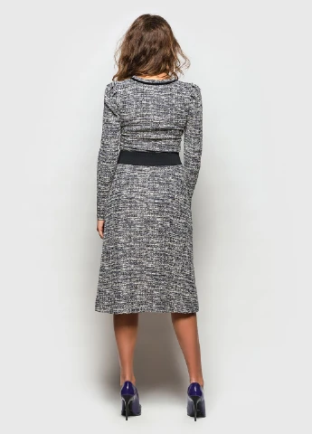 Темно-синя кежуал сукня без підкладу Evercode меланжева