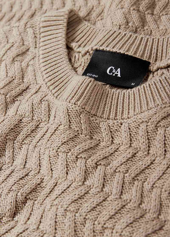 Сіро-бежевий демісезонний джемпер джемпер C&A