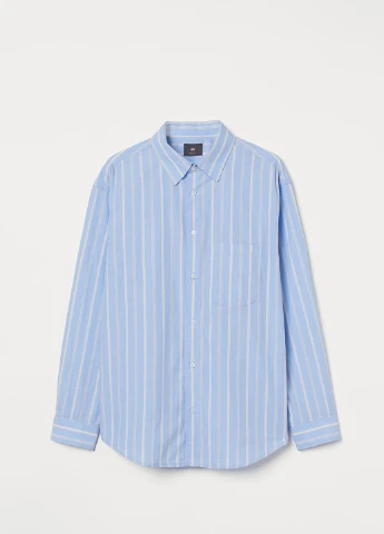 Поло літо,блакитний в білу смужку, H&M (254770108)