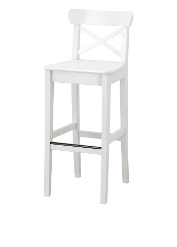 Стул барный, белый IKEA (30086253)