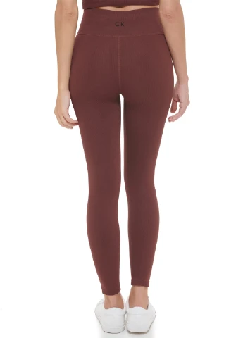 Коричневые демисезонные леггинсы Calvin Klein