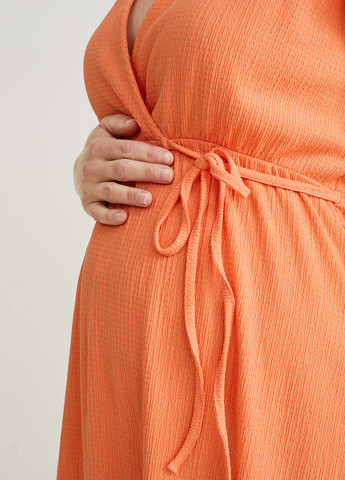 Помаранчева кежуал сукня для вагітних C&A однотонна