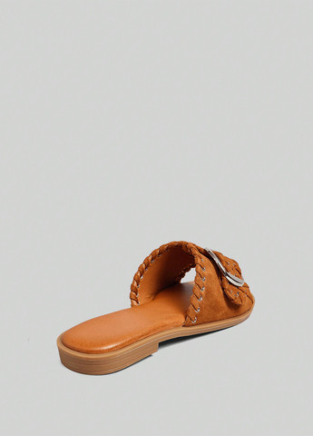 Коричневые босоножки SHEIN люверсы