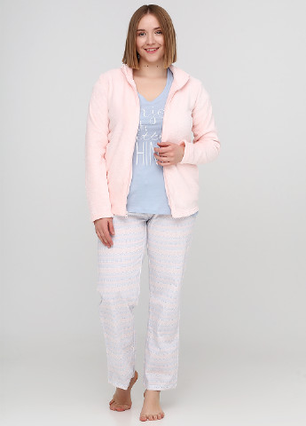Комбинированная всесезон пижама (футболка, кофта, брюки) кофта + футболка + брюки Anna max