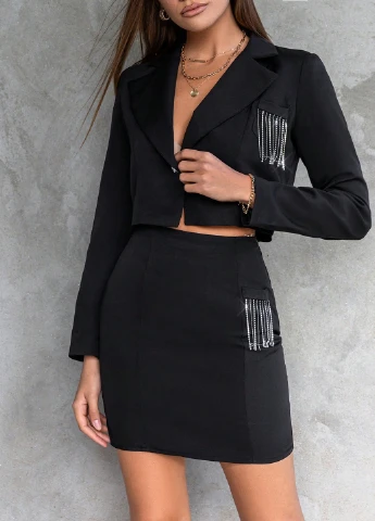 Костюм: Піджак + Спідниця SHEIN (340109264)