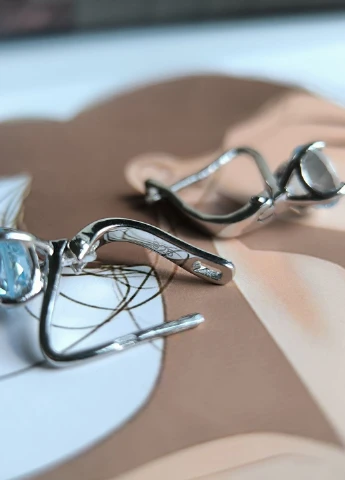 Сережки Silver Flame (354214694)