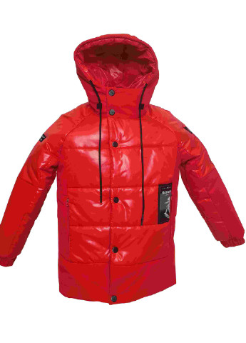 Червона демісезонна куртка No Brand Стайл