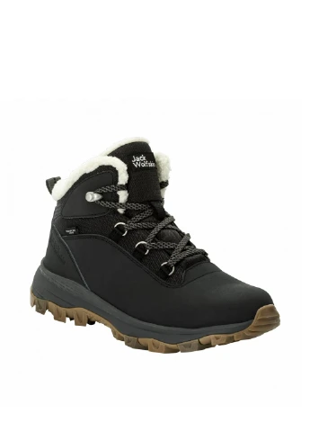 Осенние ботинки Jack Wolfskin с мехом из искусственной замши, мембранные, тканевые