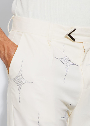 Кремовые нарядные, праздничный летние прямые брюки Boohoo