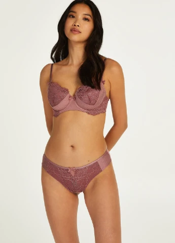 Рожевий бюстгальтер Hunkemoller без кісточок поліамід