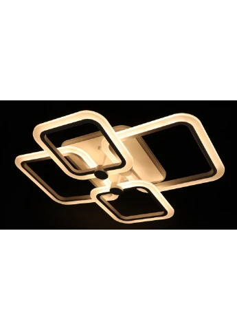 Люстра стельова LED з пультом A2503/2+2-RGB-wh Білий 11х48х60 см. Sunnysky (253527904)