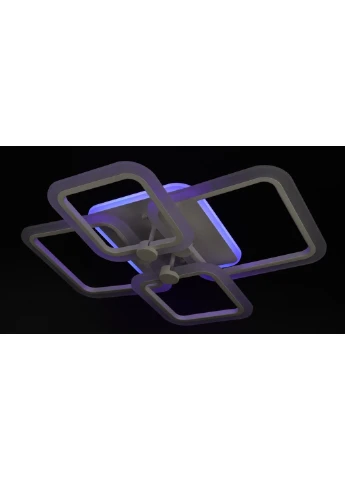 Люстра стельова LED з пультом A2503/2+2-RGB-wh Білий 11х48х60 см. Sunnysky (253527904)