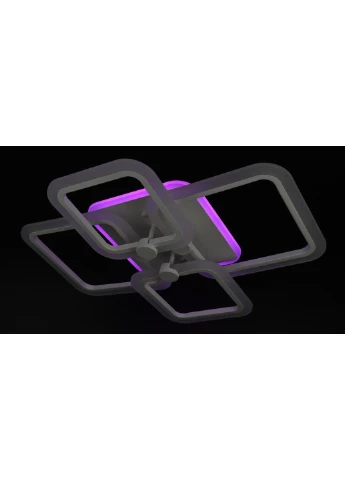 Люстра стельова LED з пультом A2503/2+2-RGB-wh Білий 11х48х60 см. Sunnysky (253527904)
