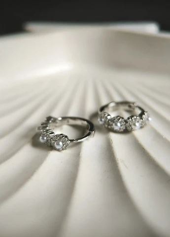 Сережки Silver Flame (350941527)