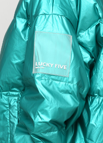 Зелена демісезонна куртка Lucky five