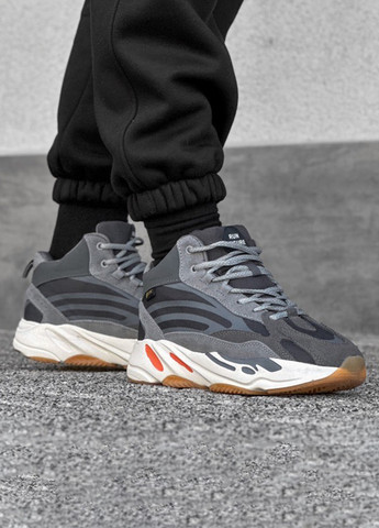 Серые демисезонные кроссовки No Brand